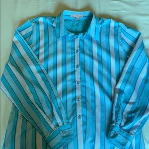 Foxcroft long sleeve button up sz 16